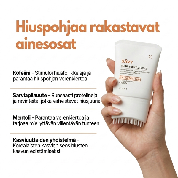 Virkistävä ja volyymiä antava hiusseerumi